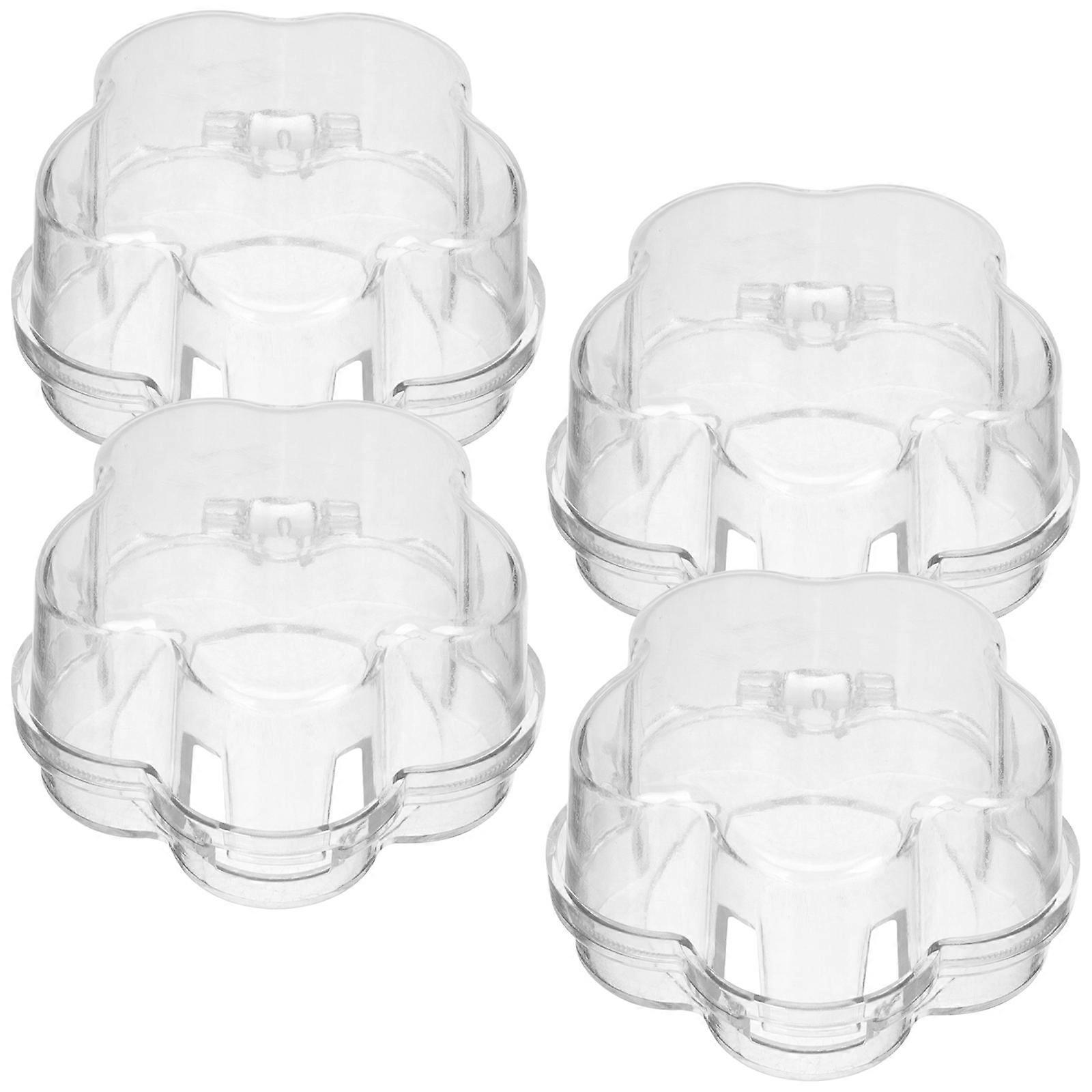 4pcs Plastic Gas Stove Knob Covers Child Safety Control Knobs Covers Replacement