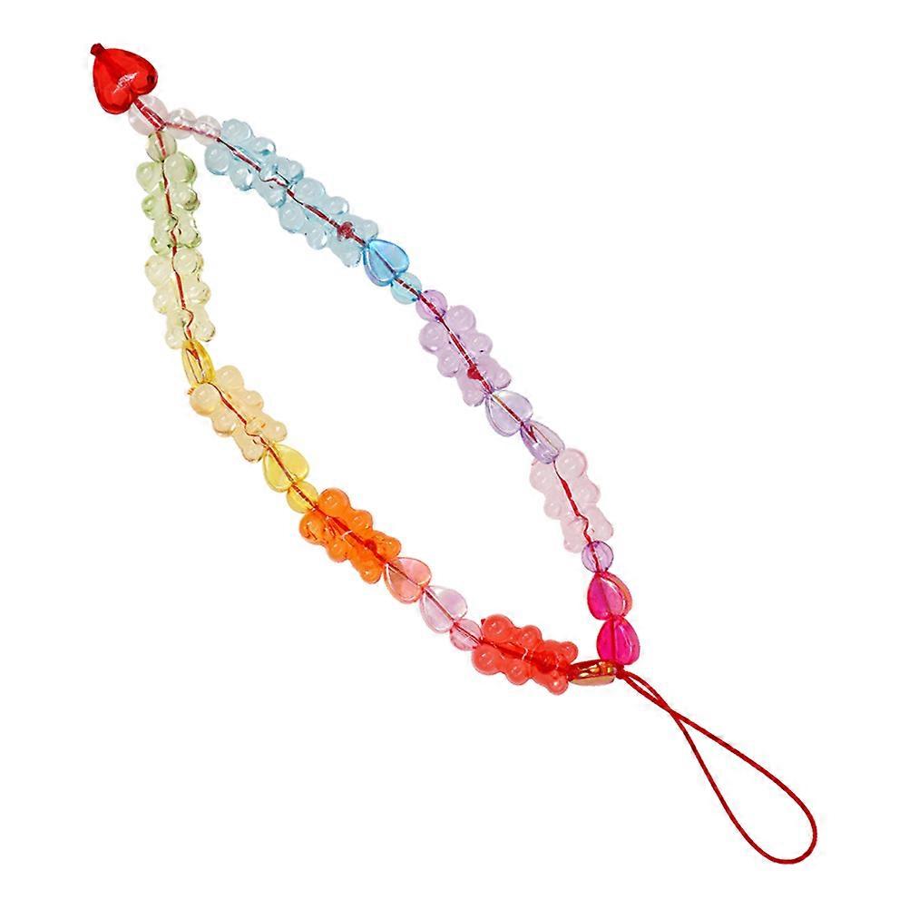 Acrylic Small Bear Phone Chain for Anti-Lost Function