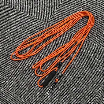 Pet Pulling Rope Practical Traction Strap for Dogs 2Pcs Orange