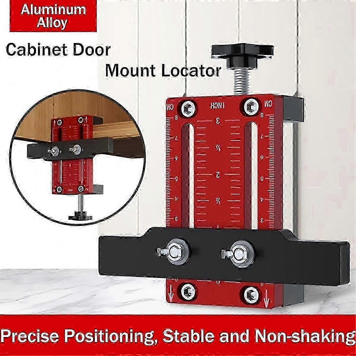 Versatile Adjustable Cabinet Door Positioner for Mounting and Installation Hardware Tool