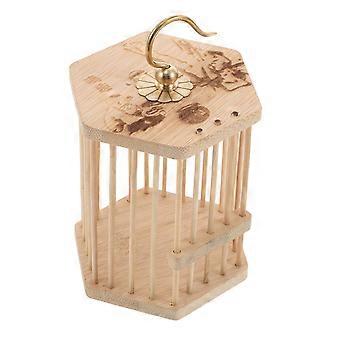 Cage à grillons en bambou : boîte d'élevage de sauterelles, conteneur pour insectes et grillons, cage d'observation en bois pour petits reptiles et bestioles