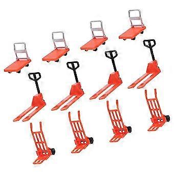 Mini Traffic Model Toys, Forklift for Kids, 12Pcs Durable Educational Learning Tools