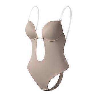 Ryggløs bodysuit for kvinner, helkroppsutringning med lav rygg, for fritidsbruk