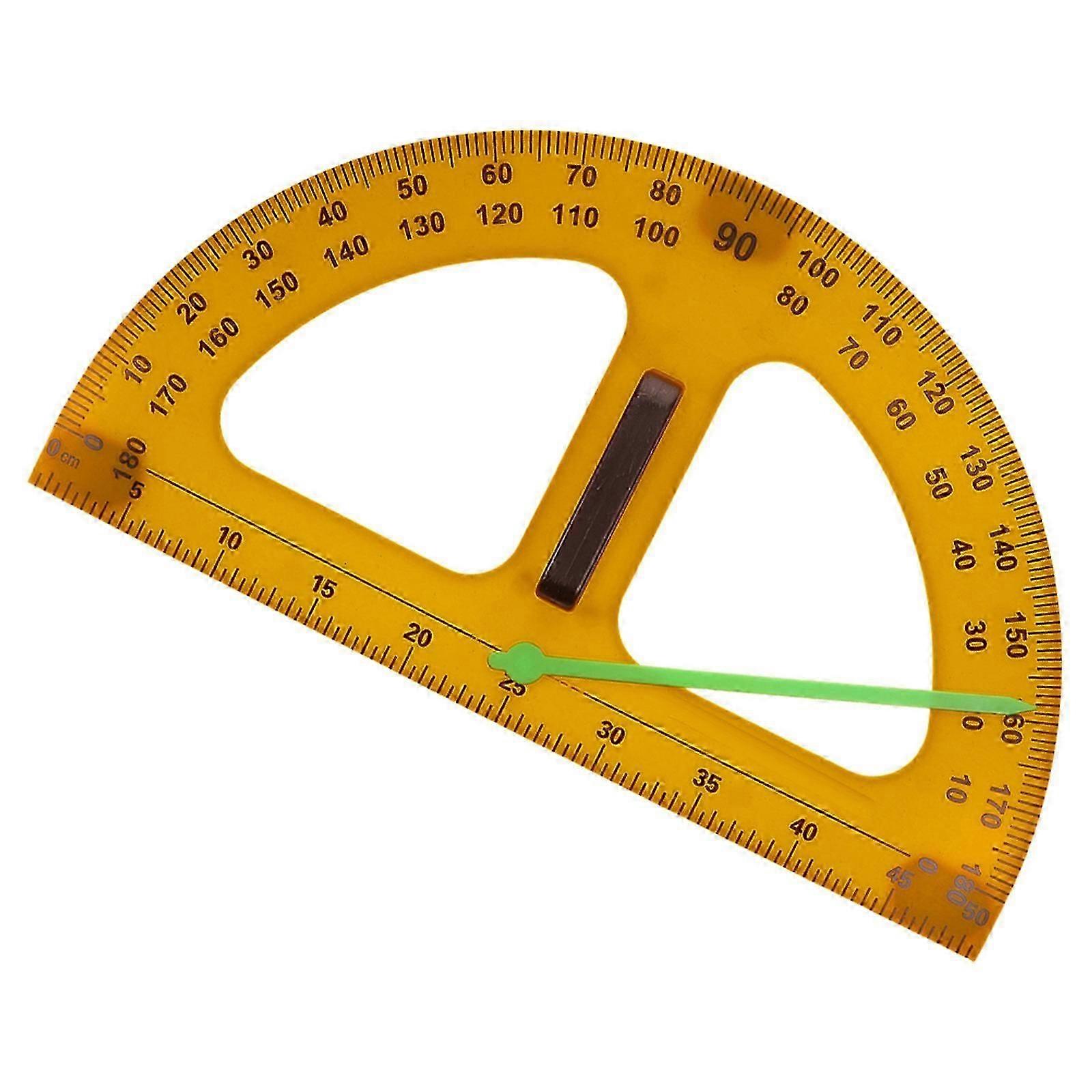 Multi-Function Protractor Tool Plastic Half Circle Measuring 4Pcs