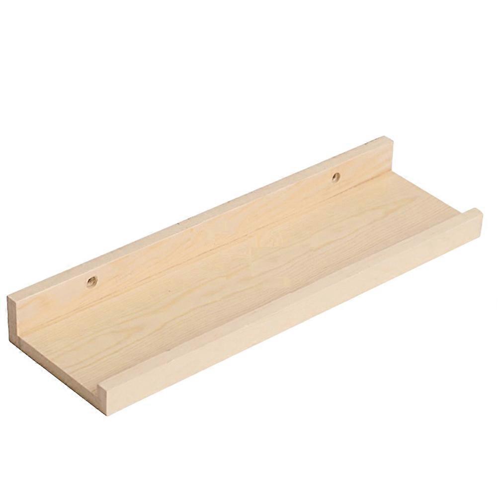 Household Wall Rack Decorative Wall Shelf Multi-function Wood Floating Shelf