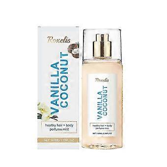 Vanilla coconut body perfume spray, long-lasting fragrance, exuding unique charm, fresh and romantic portable perfume Hormones