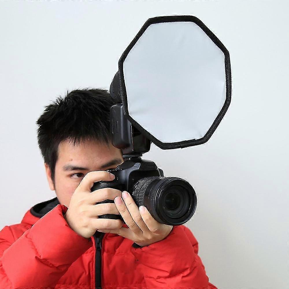 20cm Universal Octangle Style Foldable Flash Light Diffuser Octagon Speedlight Diffuser Softbox Soft Box For Canon Nikon