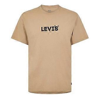 Levi's heren T-shirt van katoen met logo