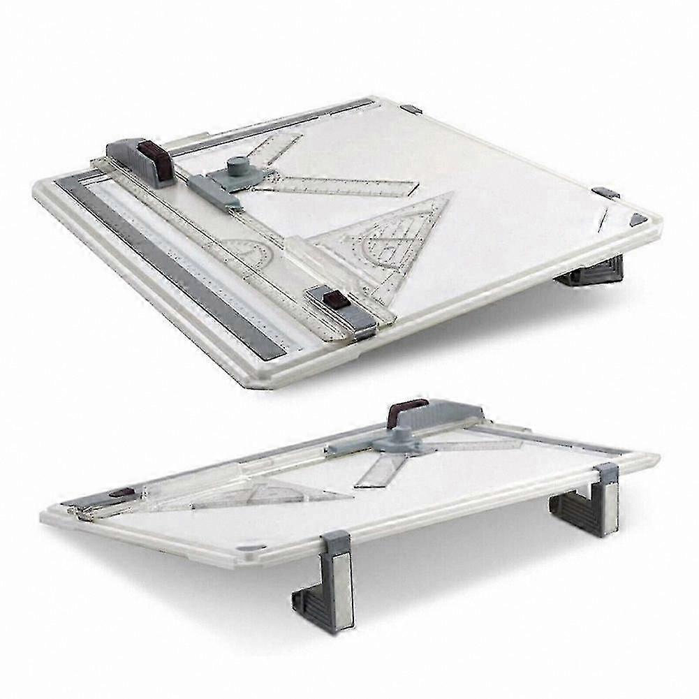 Multi-Function A3 Drafting Table with Parallel Ruler and Angle Measurement for Architects and Engineers