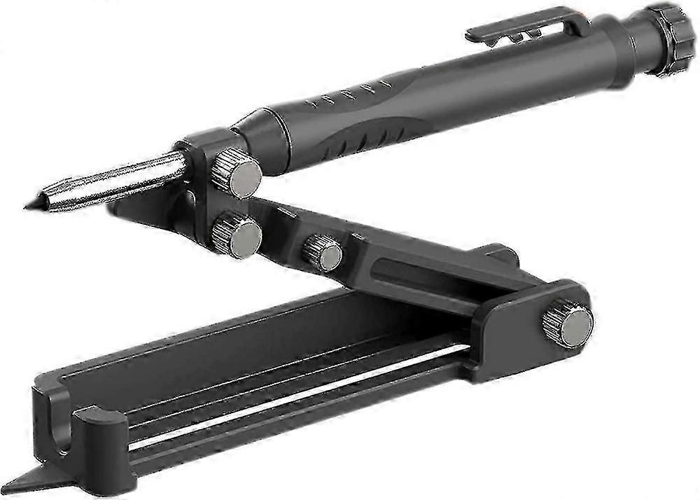 Adjustable Scribing Tool for Deep Hole Marking, Copying Irregular Shapes  Precision Tracing Tool for Woodworking, Carpentry, DIY (Black, 15cm)