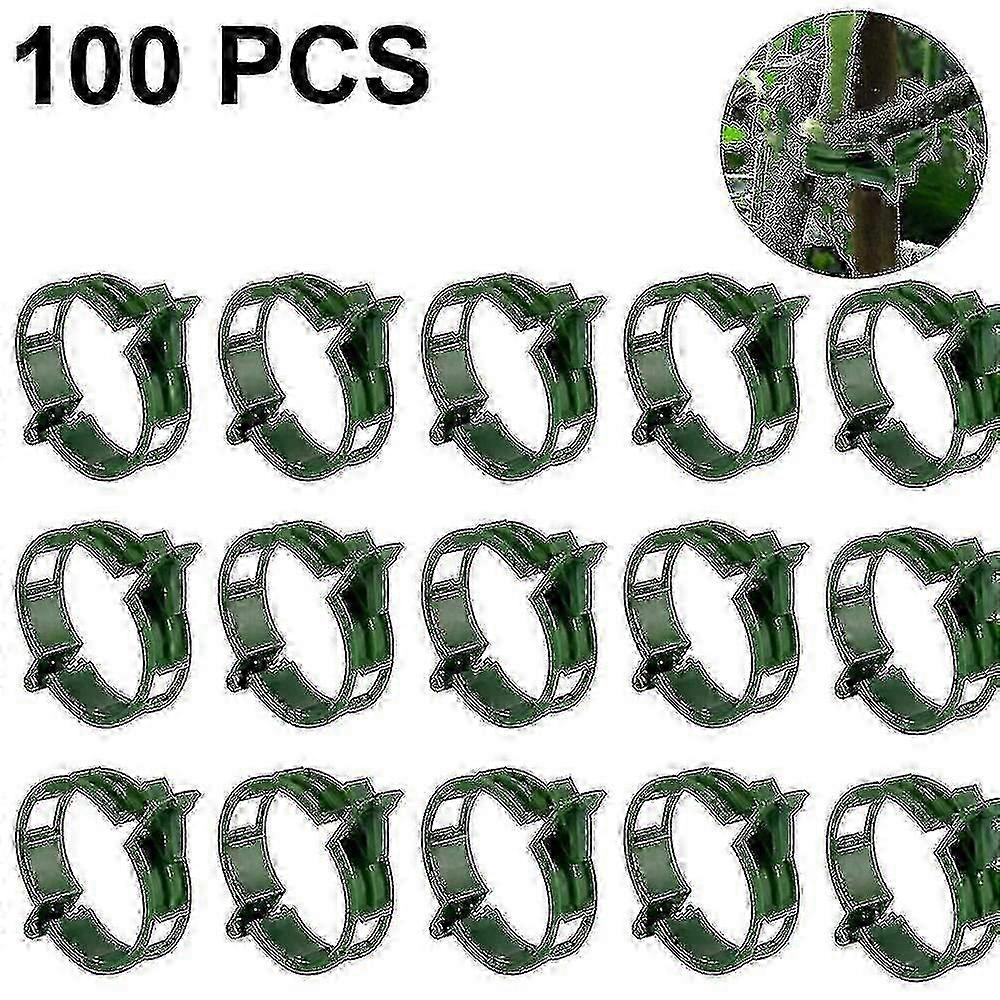 100pcs Plant Support Clips, Garden Clips