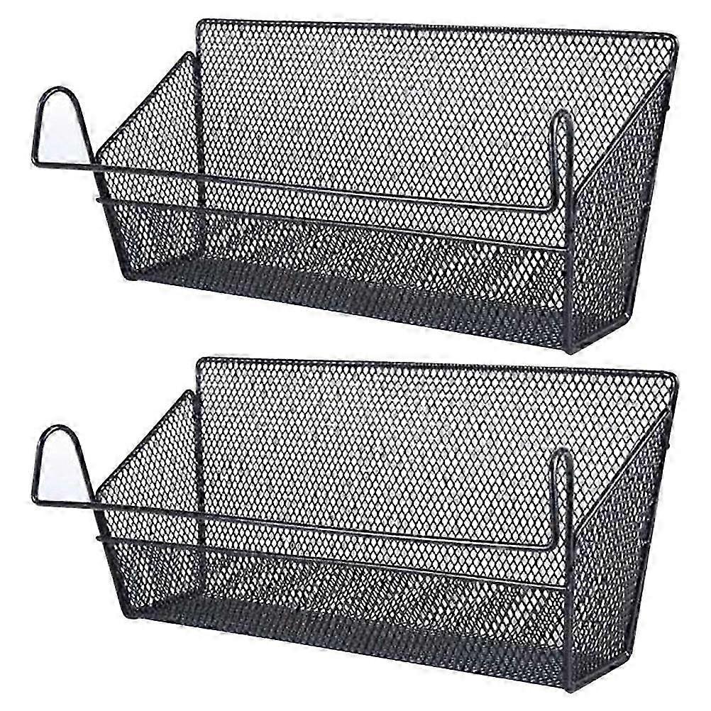 2pcs Bedside Dormitory Hanging Baskets Dormitory Bedside Shelf Storage Baskets