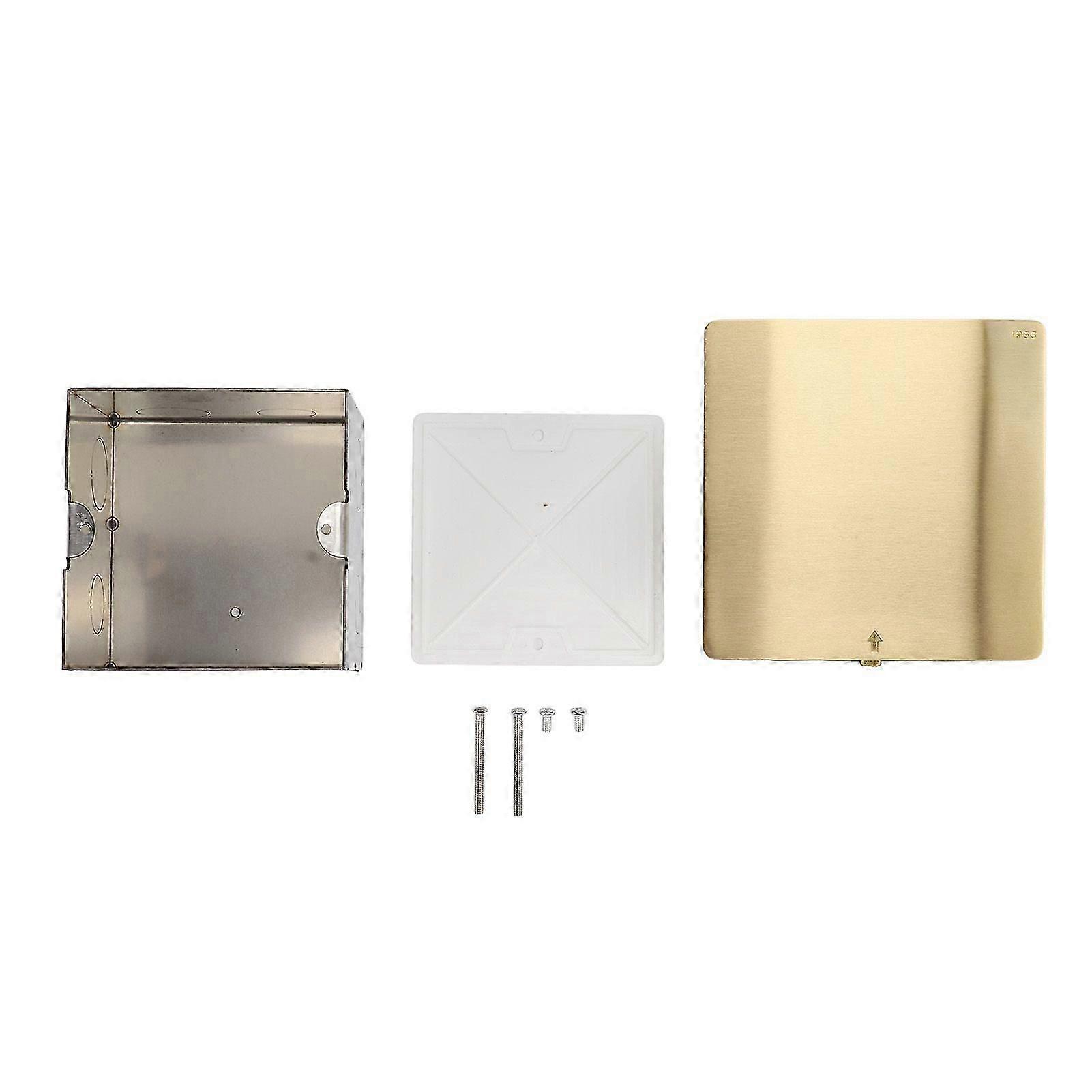 Concealed Floor Socket Brass Space Saving Flame Retardant Heat Resistant Universal Socket 250V