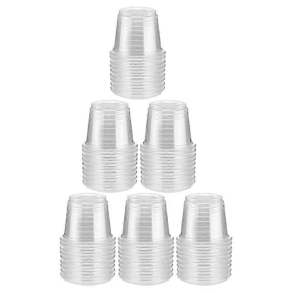 Transparent Shot Cups Plastic for Sampling Condiments 200Pcs Set