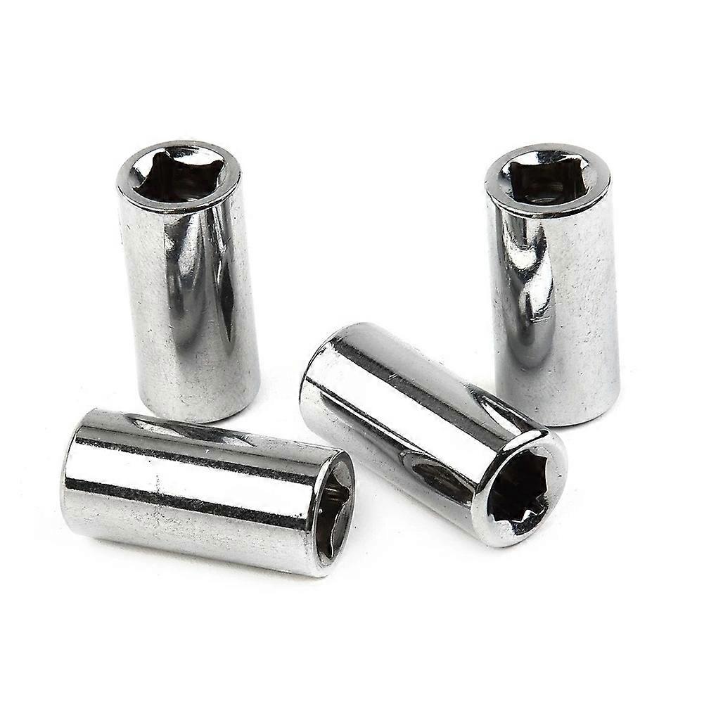4Pcs 1/4 Square Drive To 1/4 Hex Socket Bits Converter Screwdriver Bit Adapter Quick Release Mpact Socket Adapter