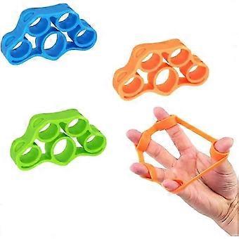 3-teiliges Handtrainer-Set, Unterarm- und Fingerstreckbänder für Muskeltraining und Sport, zur Steigerung der Kraft und Vorbeugung von Verletzungen (Rec zxfg)