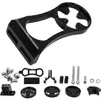 Bicycle Computer Mount Extension Bracket Black Compatible with Garmin Edge Bryton CatEye Gopro