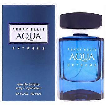 Perry Ellis Aqua Extreme by Perry Ellis für Herren 3.4 oz Eau de Toilette Spray