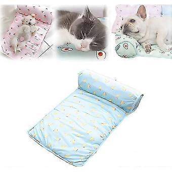 Cooling Bed For Cats/dogs, Summer Pet Cooling Mat Made Of Ice Silk, Washable Ice Silk Cooling Mat, Cooling Blanket For Pets