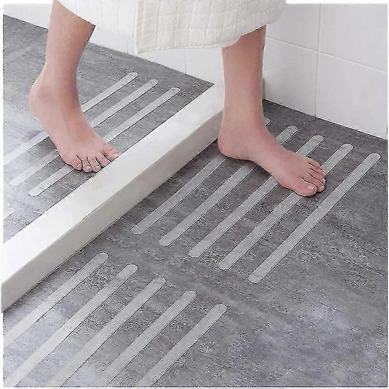 Antislip douchestrips, zelfklevend, transparant.