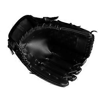 Sports Infielder's Glove Thicken Infield Pitcher 1Pcs Black