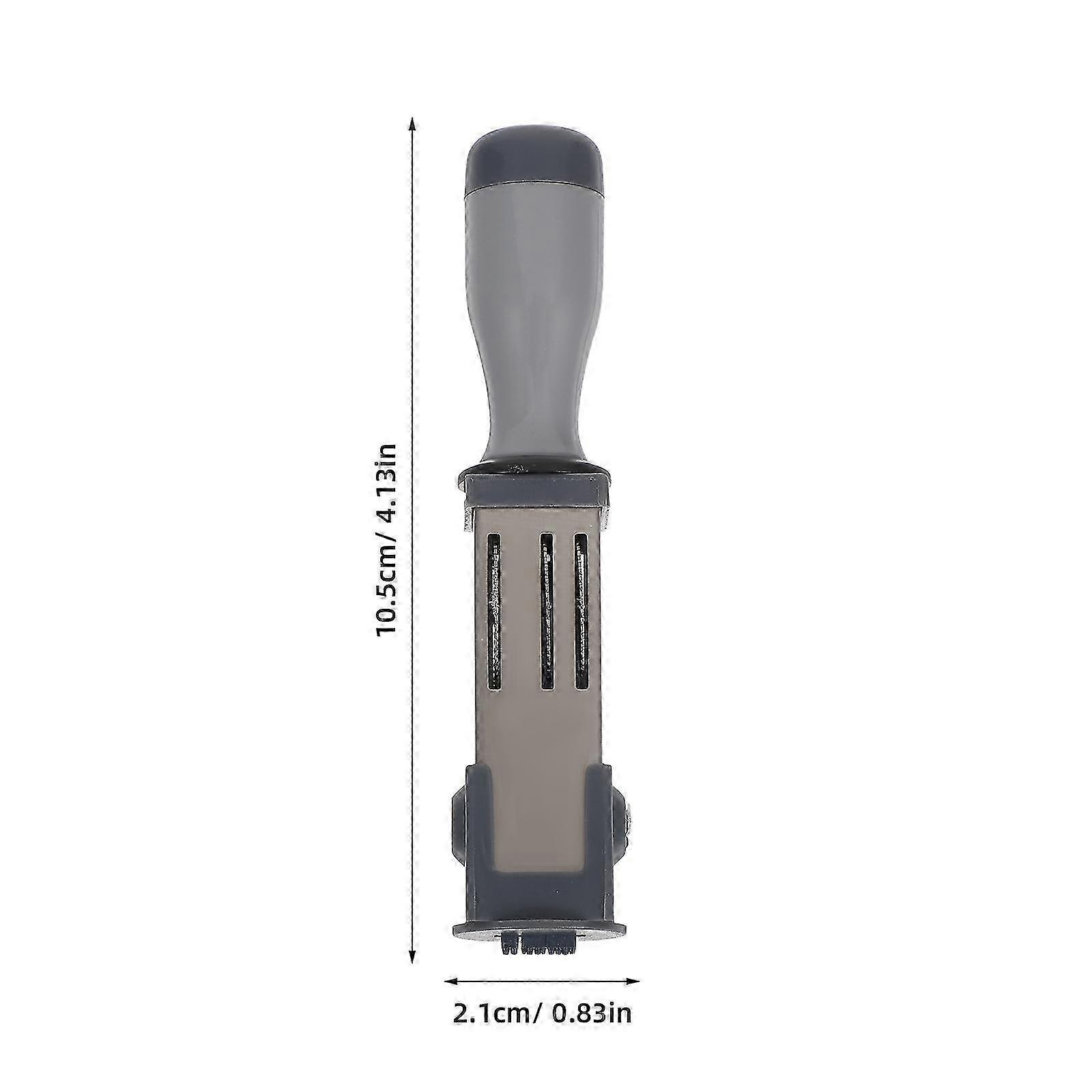 Handheld Date Stamper Multi-use Time Stamp Portable Date Rolling Stamp File Accessory