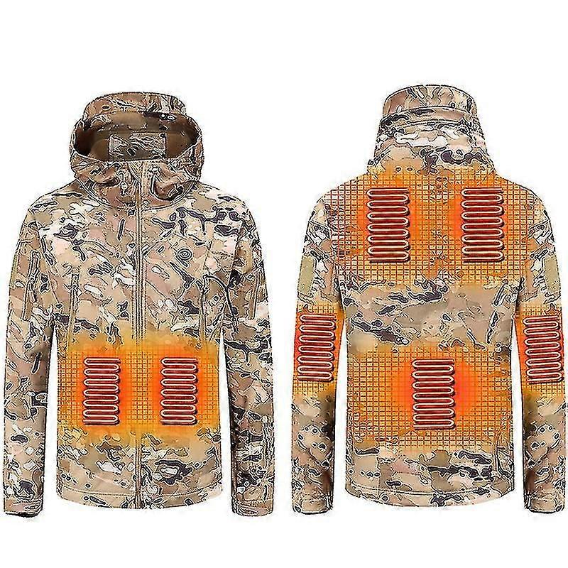 Heated Jacket, Waterproof Winter Outdoor Heated Jacket Heating Jacket Coat