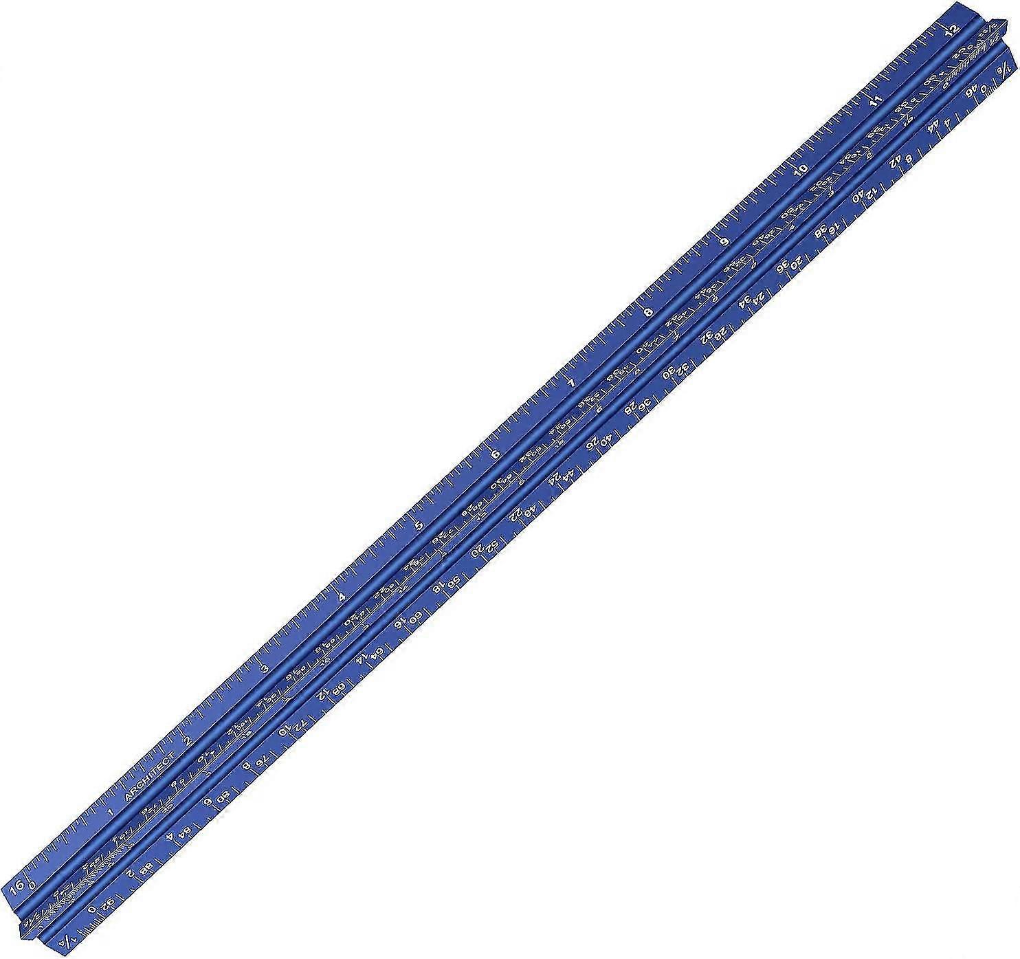 Architectural Scale Ruler, Aluminum Triangular Scale Ruler Fg