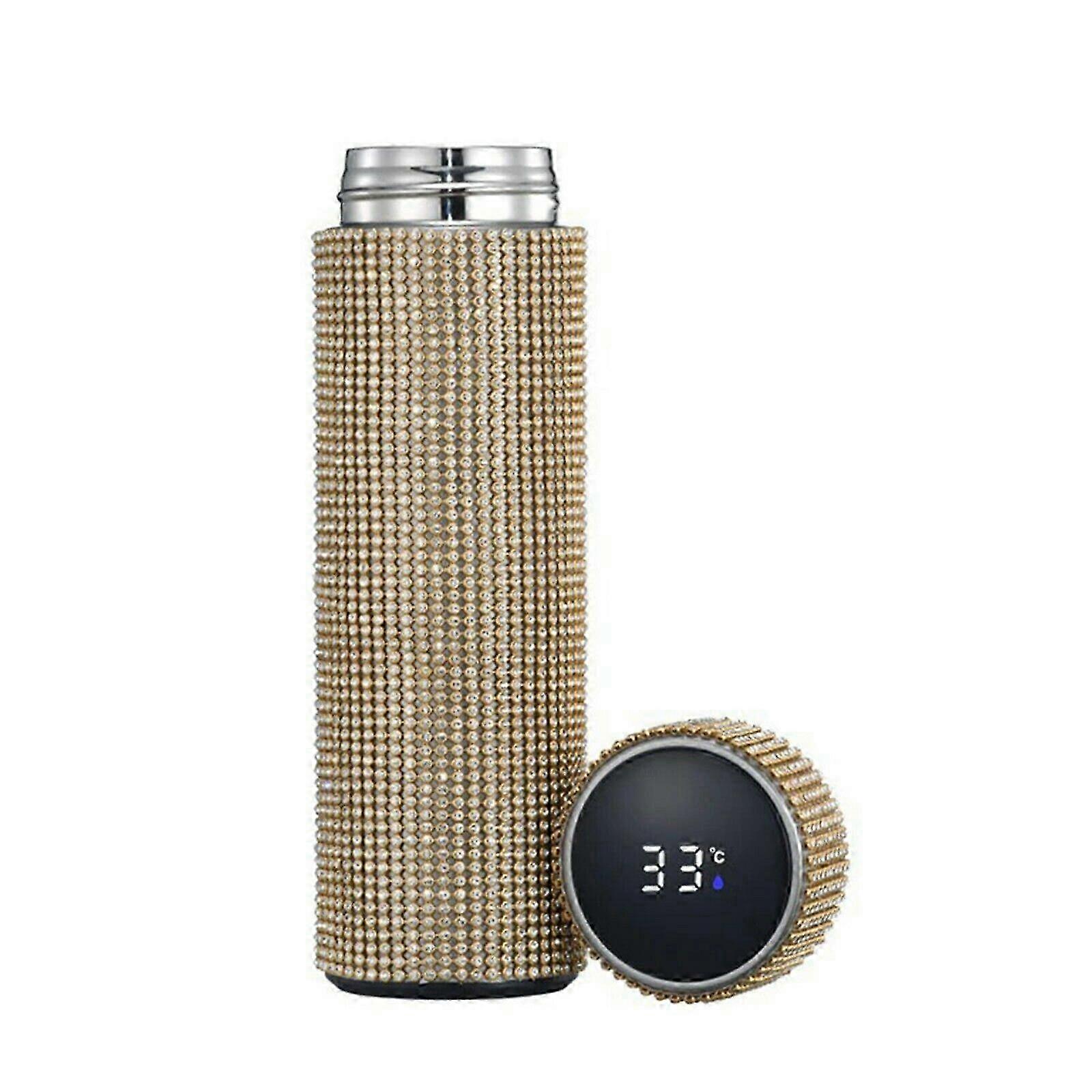 500ml Diamond-Surface Smart Thermo Bottle
