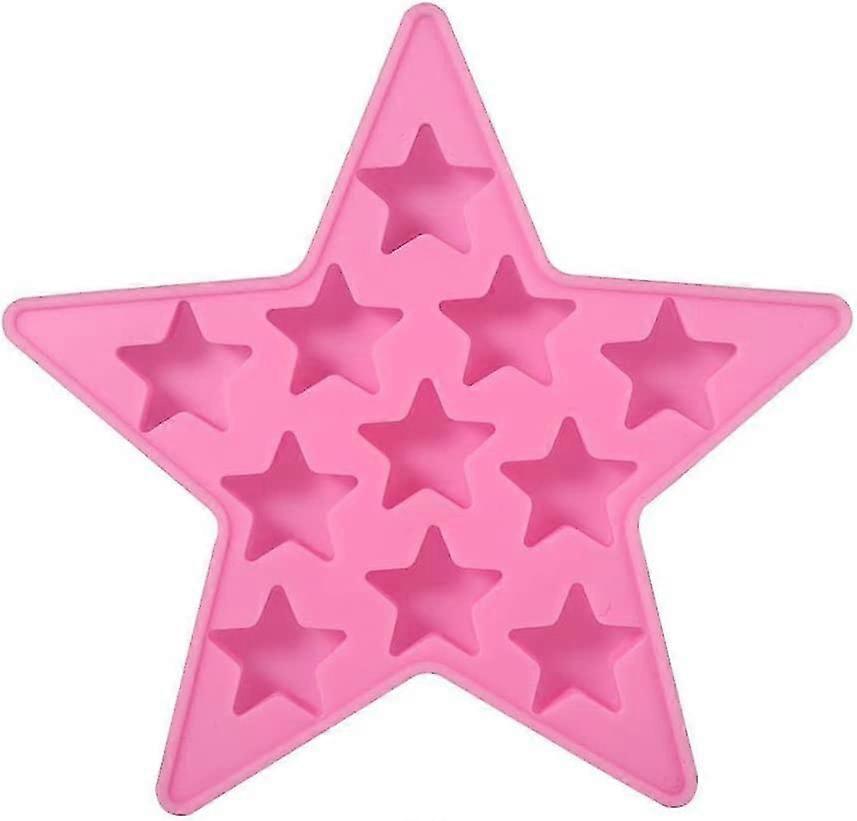 Stackable Ice Cube Trays,  Five Star Shaped,  Cool Silicone Ice Cube Tray,  Easy Gift