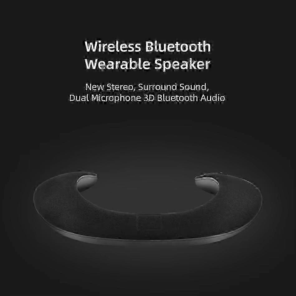 Dual-Driver Wearable Neck Speaker