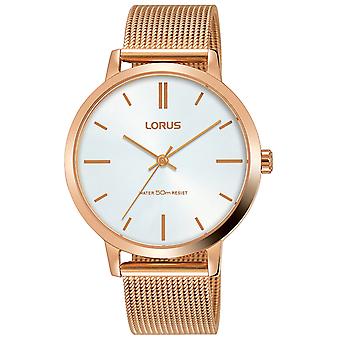 Lorus ladies Quartz Analog Women's Watch with Stainless Steel Bracelet Gold Plated RG262NX9