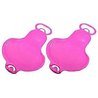 Outdoor Skiing Board Plastic Skating Board for Outdoor Use 2Pcs