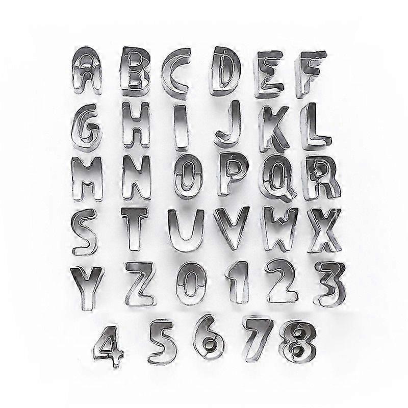 35-Pc Stainless Steel Biscuit Stencil Set