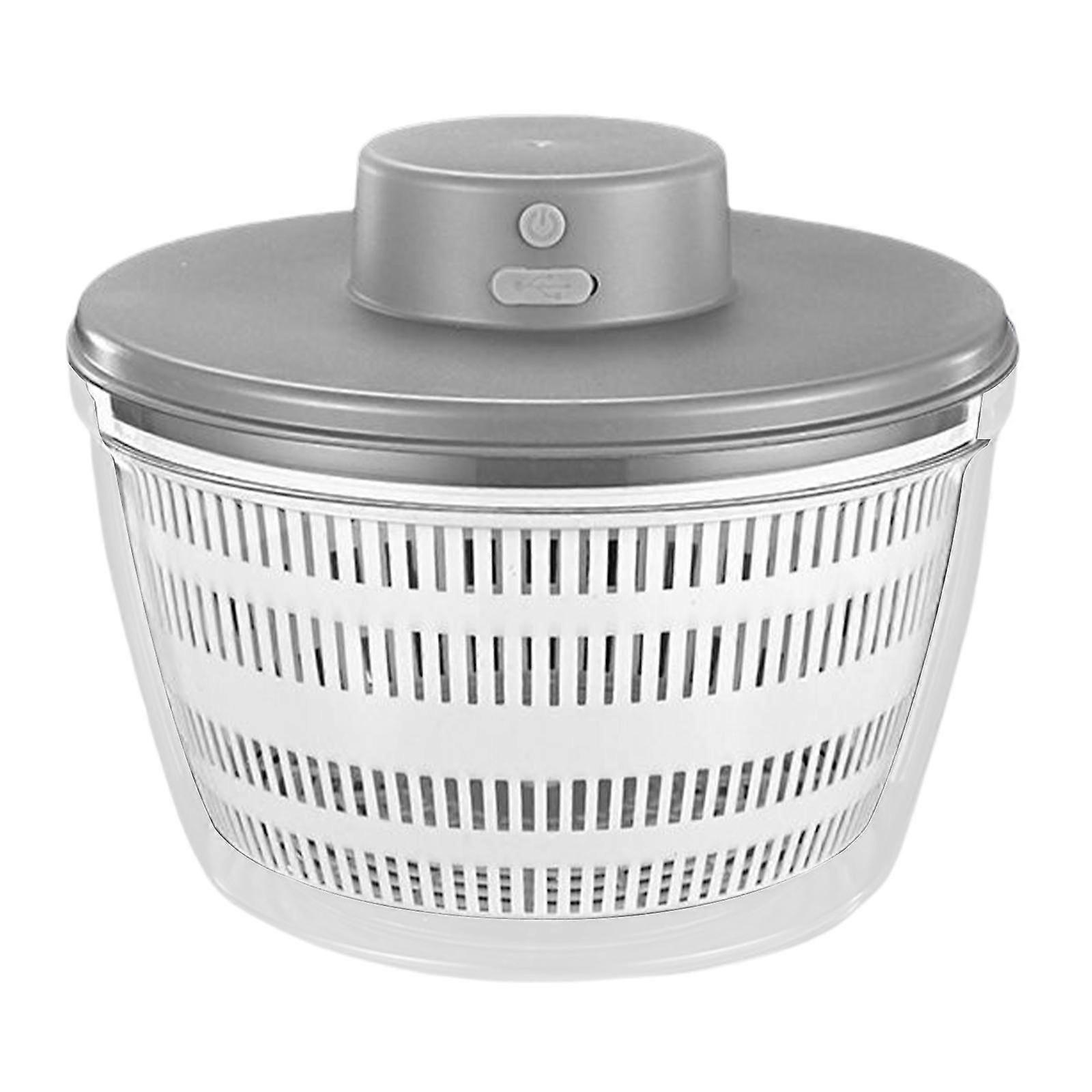 USB Electric Vegetable Spinner Automatic Multifunctional Drainer Fruit Filter