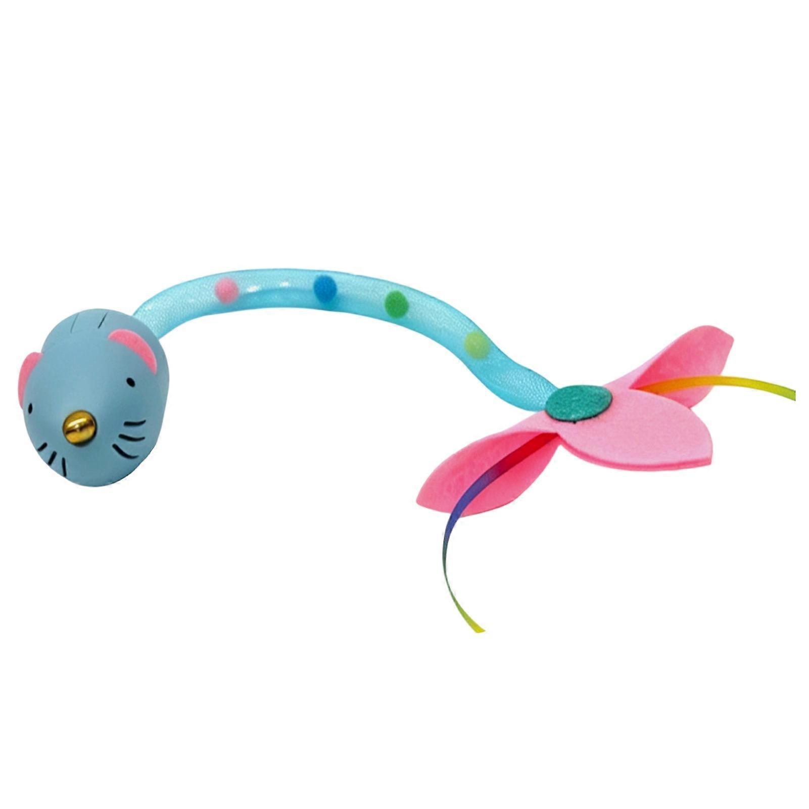 Interactive Kicking Pouncing Toy for Kittens, Automatic Rolling Mouse Cat Toy