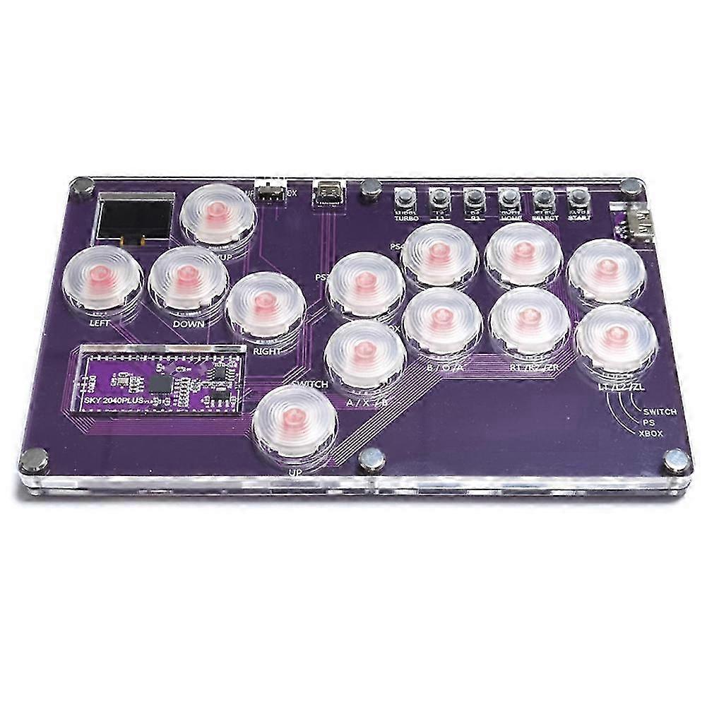 13Key Joystick Keyboard Arcade Stick Controller compatible with //Switch/Steam Arcade Controller Fight Sticks B