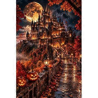 The Autumn Castle Stress Reliever Jigsaw Puzzle SX-339