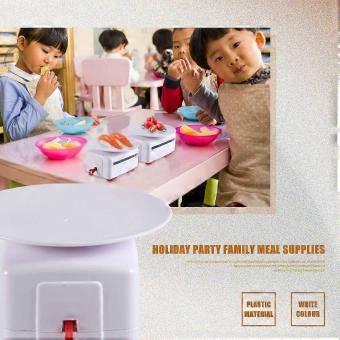 Kid DIY Food Making Set Toy Conveyor Belt Rotating Table for Family Party