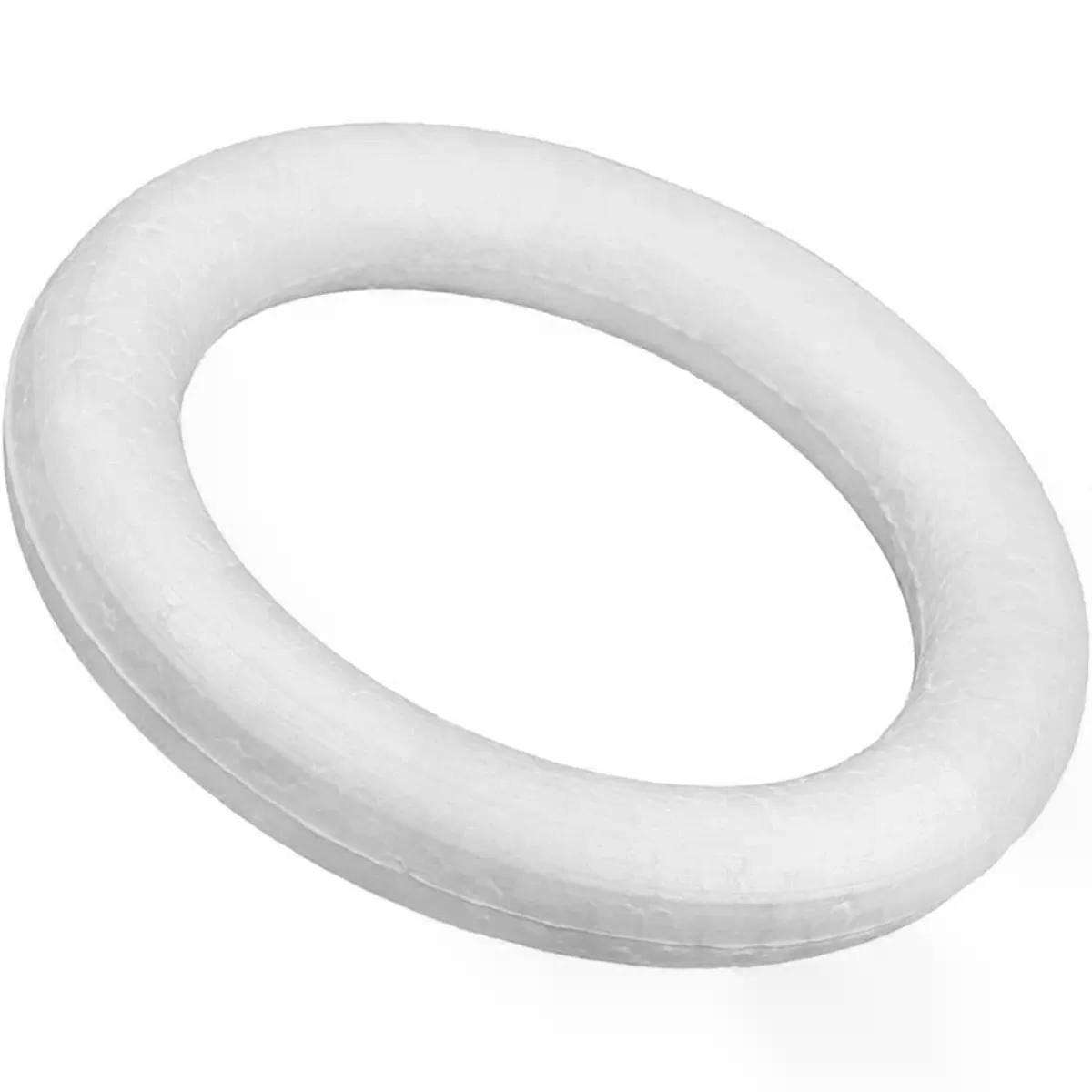 Large Expanded Polystyrene Foam Ring Circle for DIY Wreath Crafts