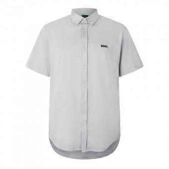 Hugo Mens Motion Short-Sleeved Button-Down Shirt