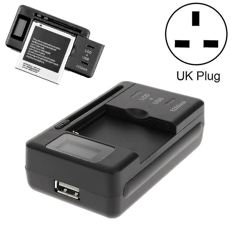 Intelligent Lcd Indicator Display Usb Port Universal   Charger, Uk Plug