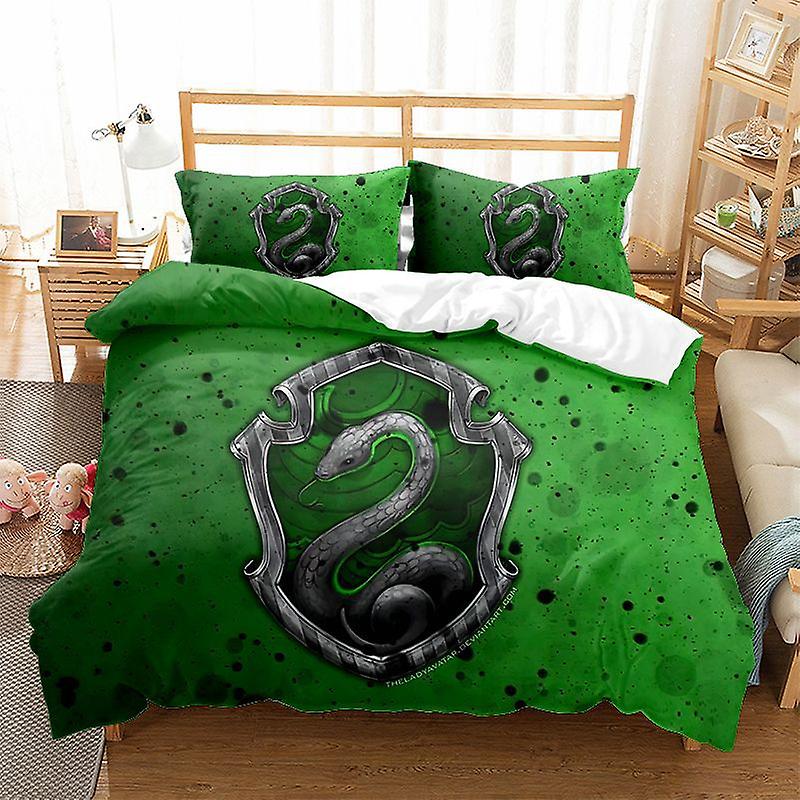 Lzyx Deux ou trois pièces Set Harry Potter Series Duvet Cover Bedding Set Birthday Christmas Gift A0