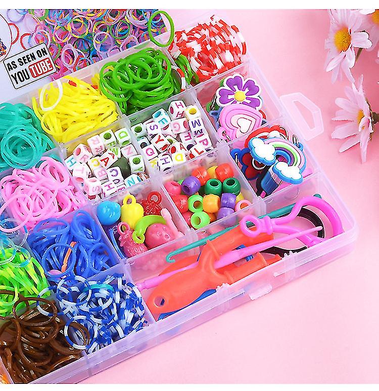 Rubber Bands Refill Kit Bracelet Making Kit With 1500 Colorful Bands In 23 Color