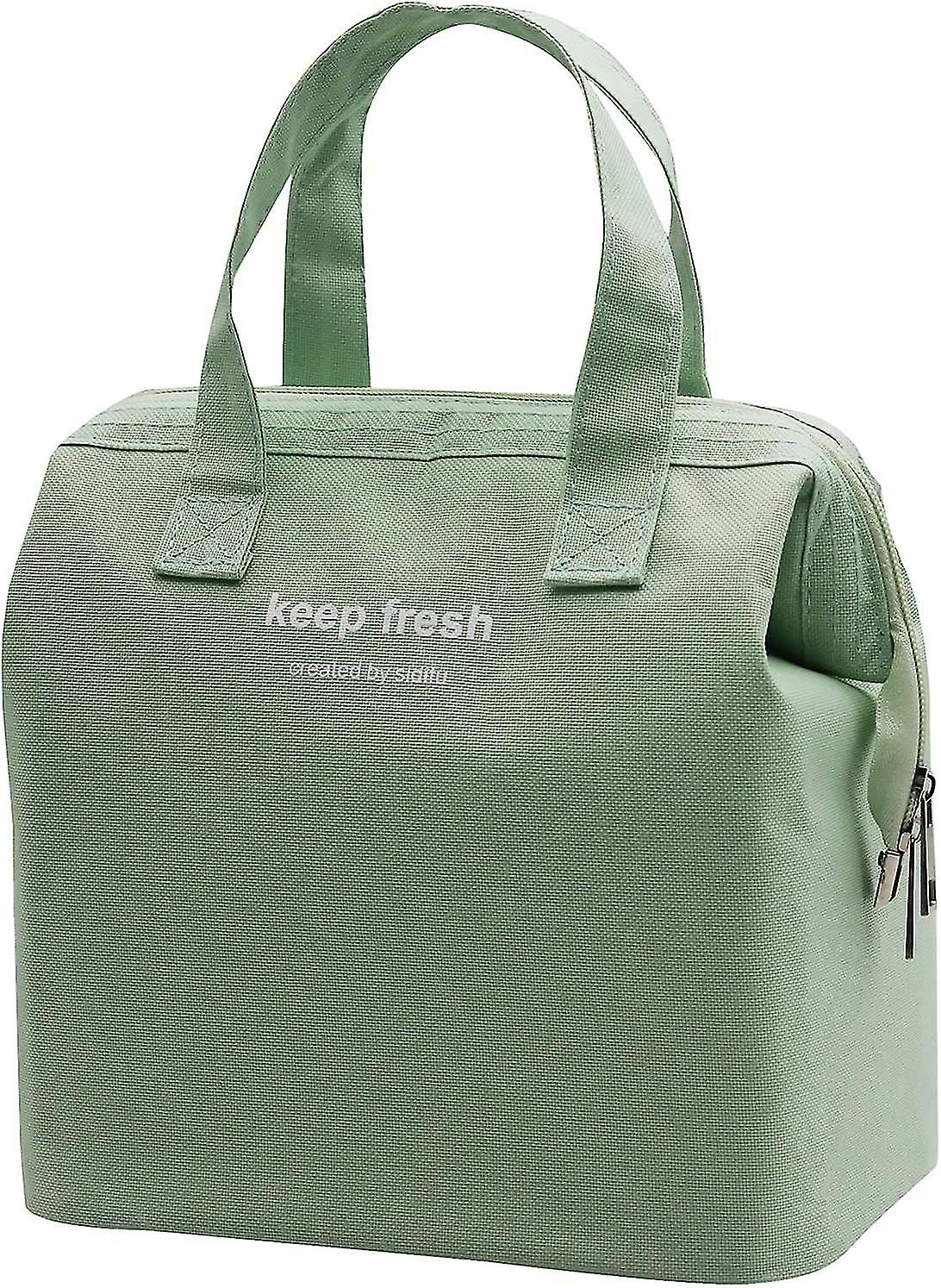 Insulated Lunch Bag Simple Bento Cooler Bag Lunch Tote Bag For