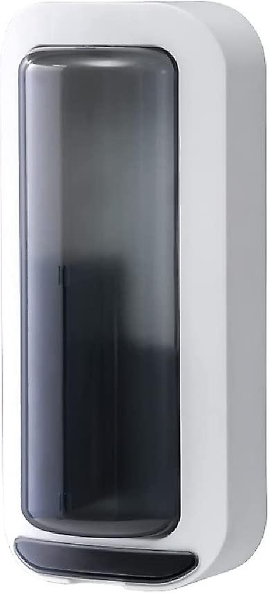 Kitchen Utensil Rack with Lid, Chopsticks Storage Box, Cutlery Storage Box, Wall Mount Swivel Design with 2 Compartments, Multifunctional Drain Chopst