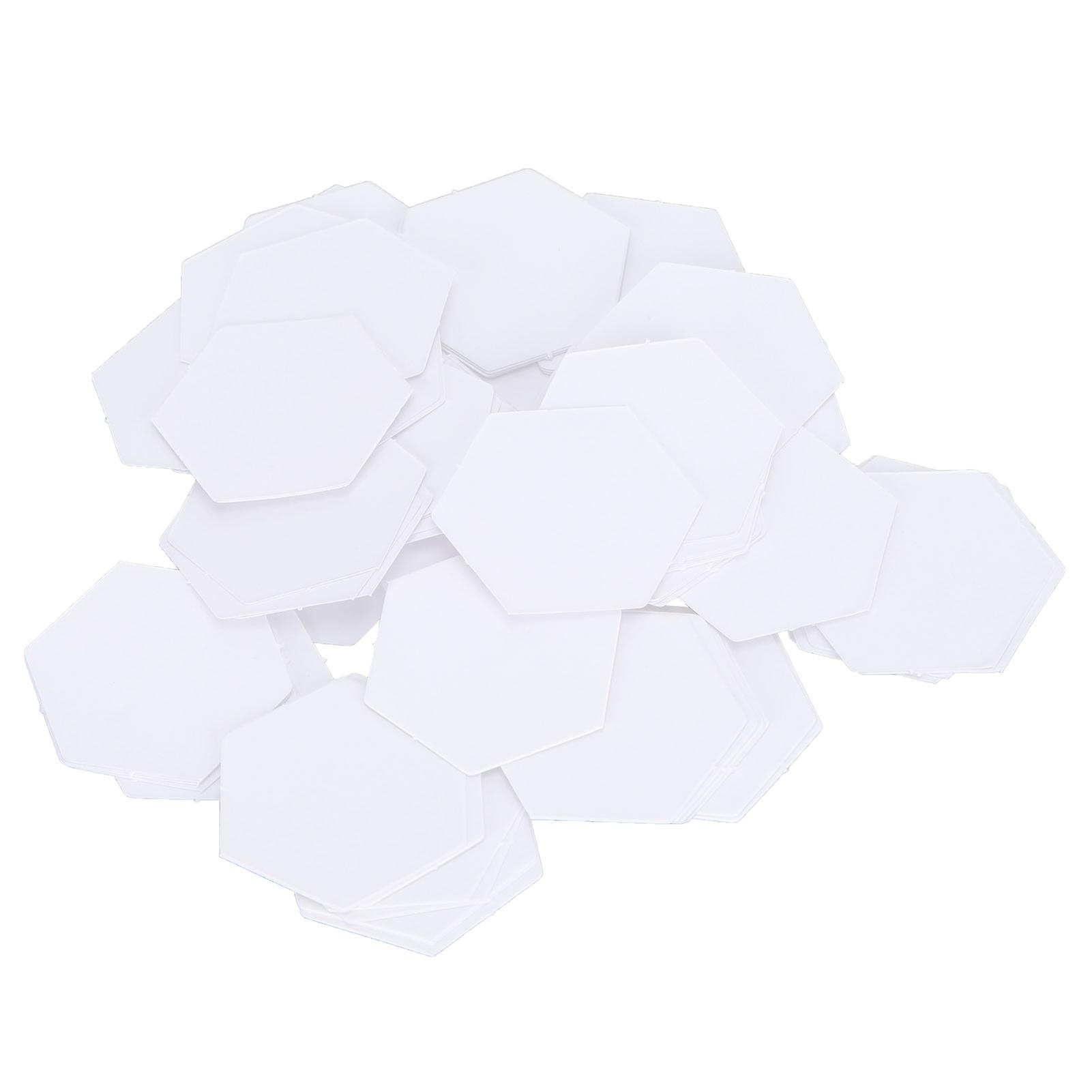 100Pcs PatchWork Template Hex Paper Modelboard Quilting Sewing Craft DIY Stitching Tool