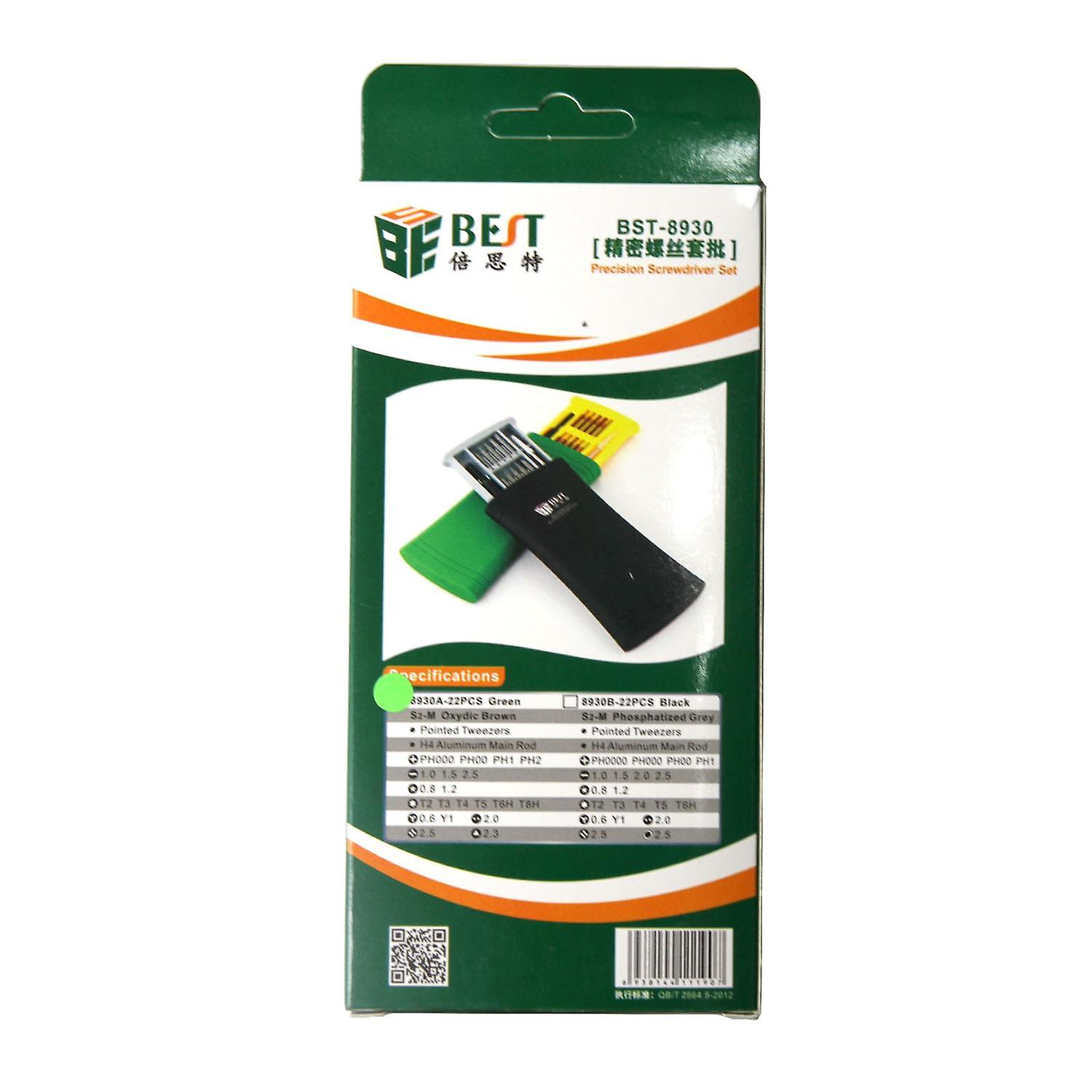 För Skruvmejsel 22 Bitsar BST-8930