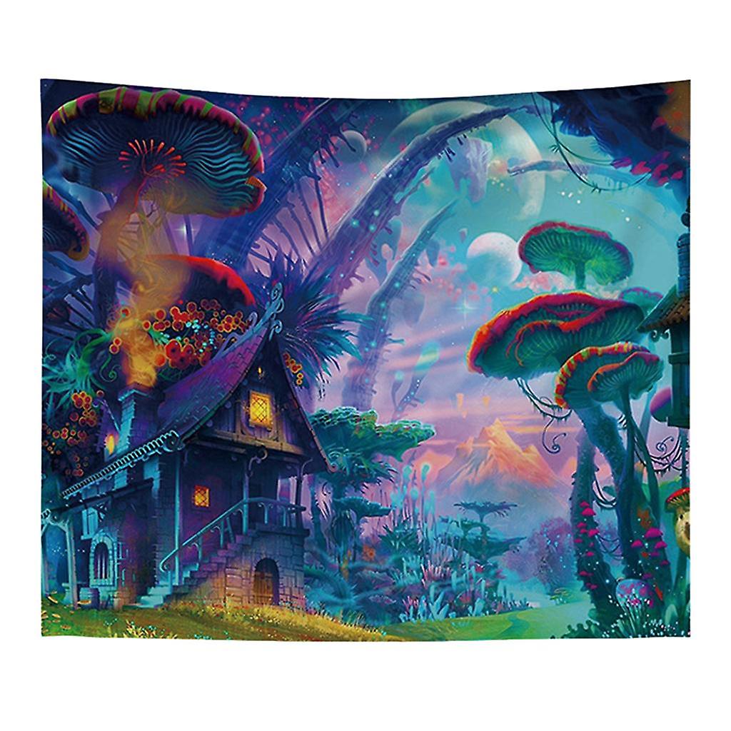 Magic Style 3D Printed Wall Hanging Tapestry Window Curtains 95 x 73cm