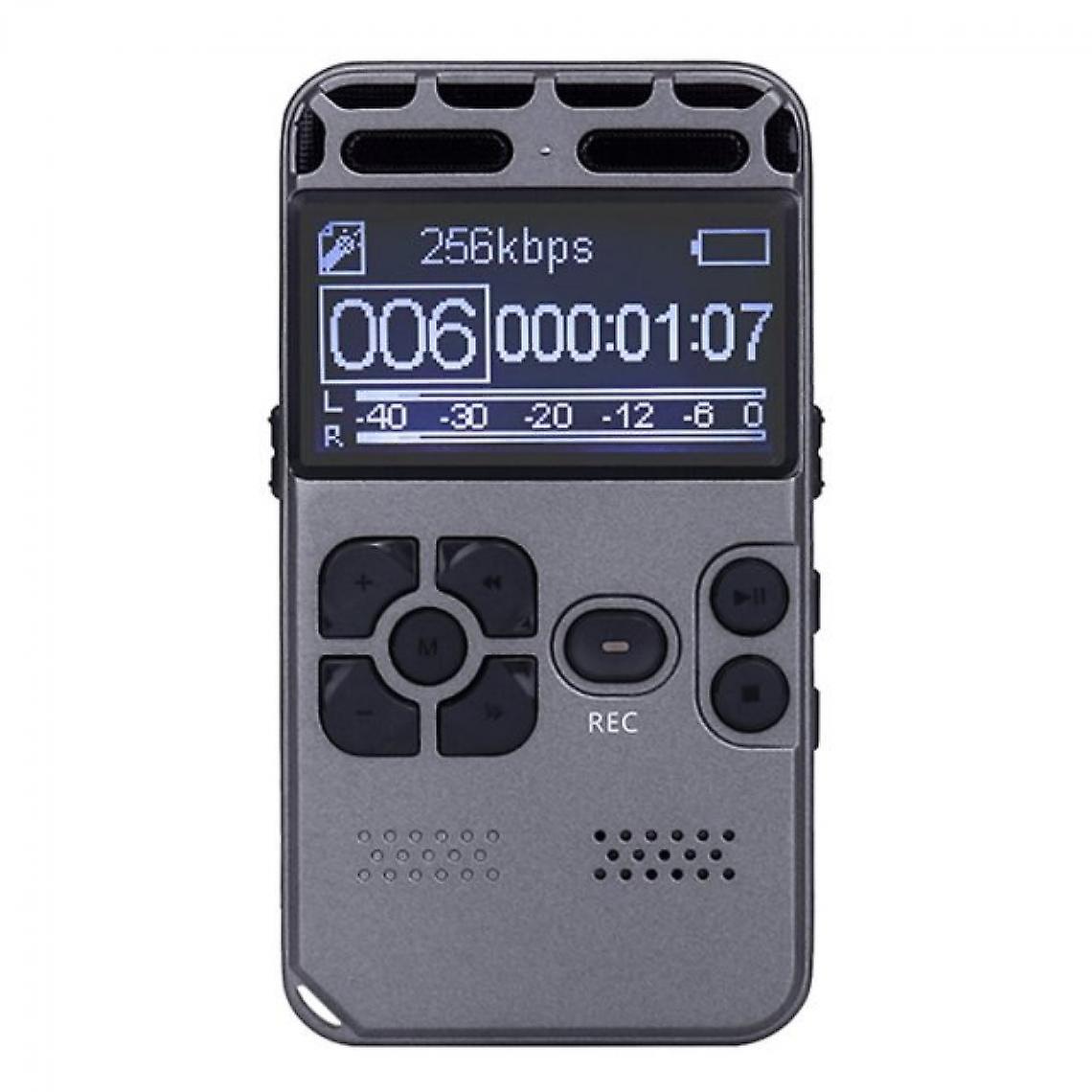 8gb Portable Rechargeable Lcd Display, Tape Recorder, Mp3 Player, Mini Sound Recording Recorder (8gb)